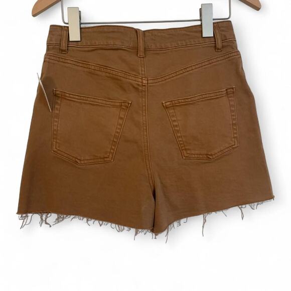 NWT Anthropologie Avec Les Filles  Denim Rancher Shorts - Size 28 MSRP $89 - Picture 4 of 5